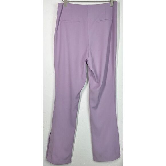 7 For All Mankind Light Purple Split Hem Flare Bootcut Pants Medium New - Picture 4 of 6